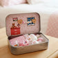 🎉Beste Paascadeau 50% KORTING🎁🐇Bunny Mummy Tiny Plush Pocket Tin