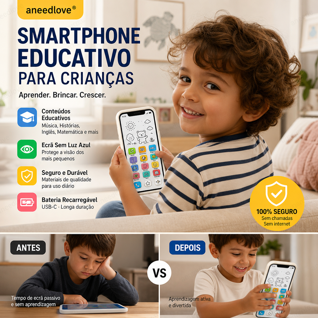 📱 50% KORTING – Educatieve Smartphone voor Kinderen | Leerzaam, oogvriendelijk & ideaal voor vroeg leren ✨👶