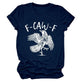 Grappig grafisch T-shirt met kraai