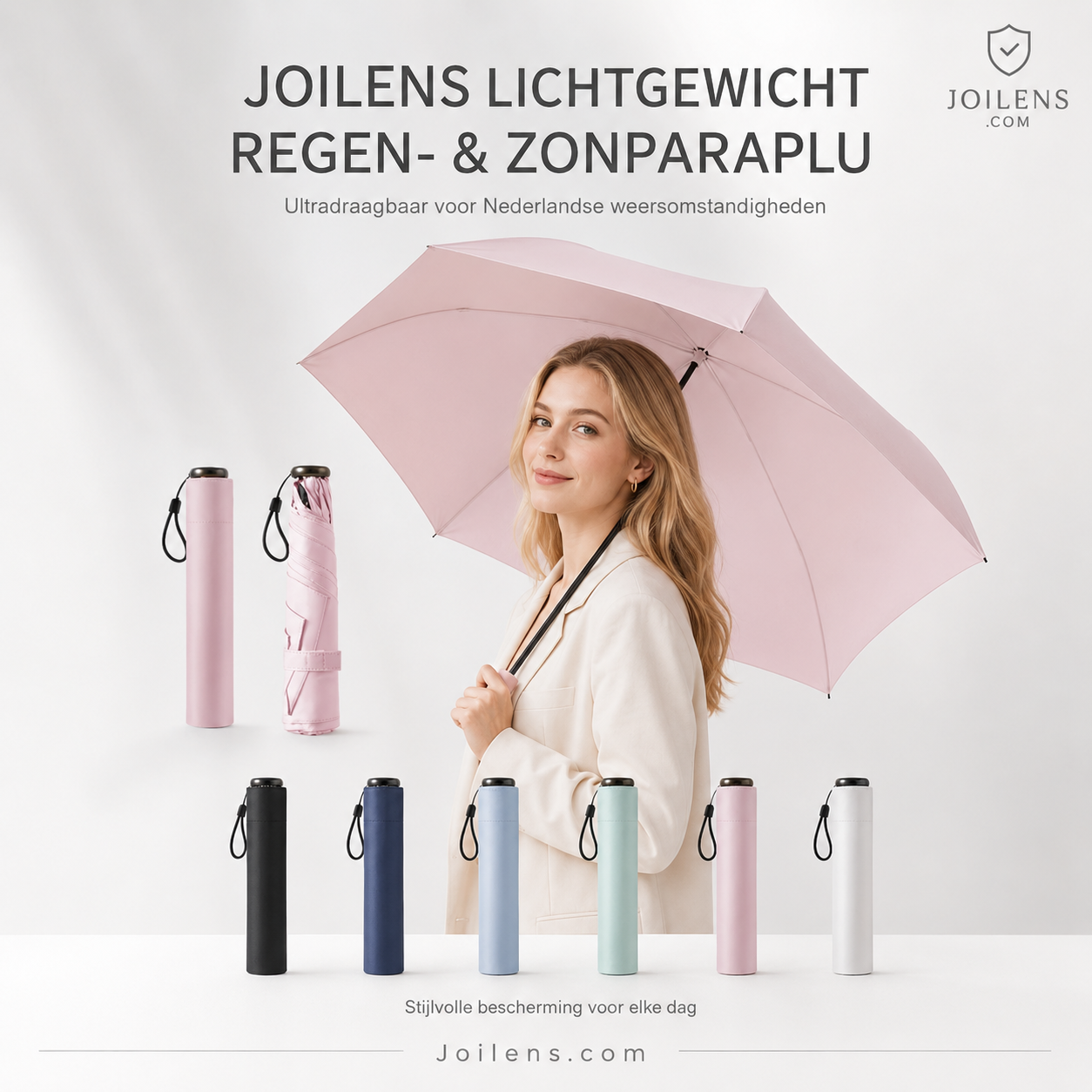 ✨ Zeg vaarwel tegen bulky paraplu's – Ultra-lichte zon- en regenbescherming voor onderweg! ✨