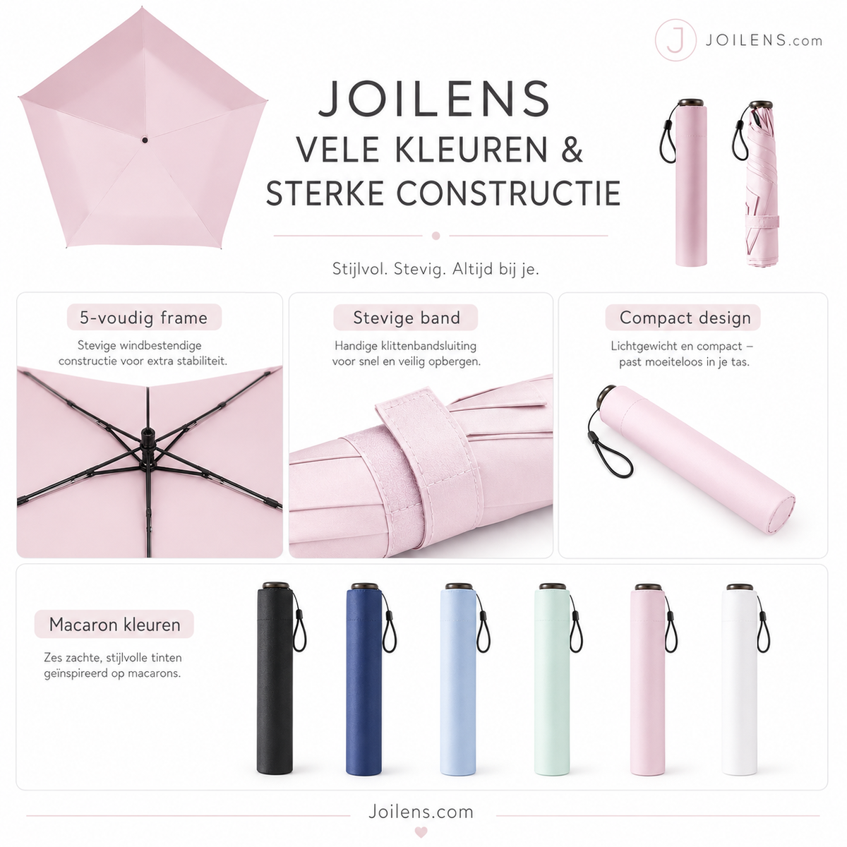 ✨ Zeg vaarwel tegen bulky paraplu's – Ultra-lichte zon- en regenbescherming voor onderweg! ✨