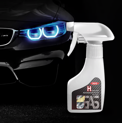 🛠️🌟Geen gereedschap nodig + UV-bescherming🔥🚘Automotive Headlamp Restoration Fluid Kit