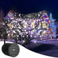 Outdoor Snowflake Christmas LED-podiumverlichting met roterend patroonprojector
