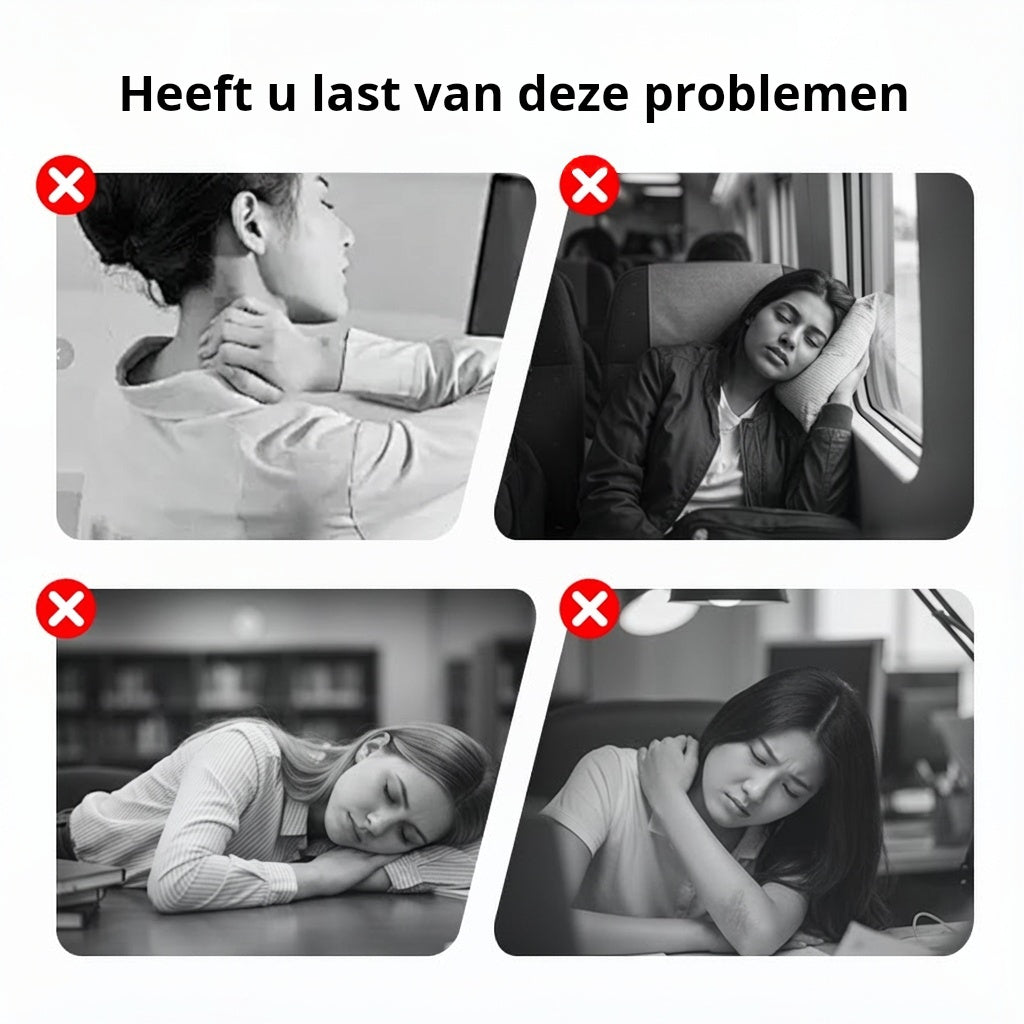 🔥50% KORTING🌬️✈️😴 Draagbaar, opblaasbaar, ergonomisch reiskussen: geniet altijd en overal van een comfortabele nachtrust 🧳💤✨