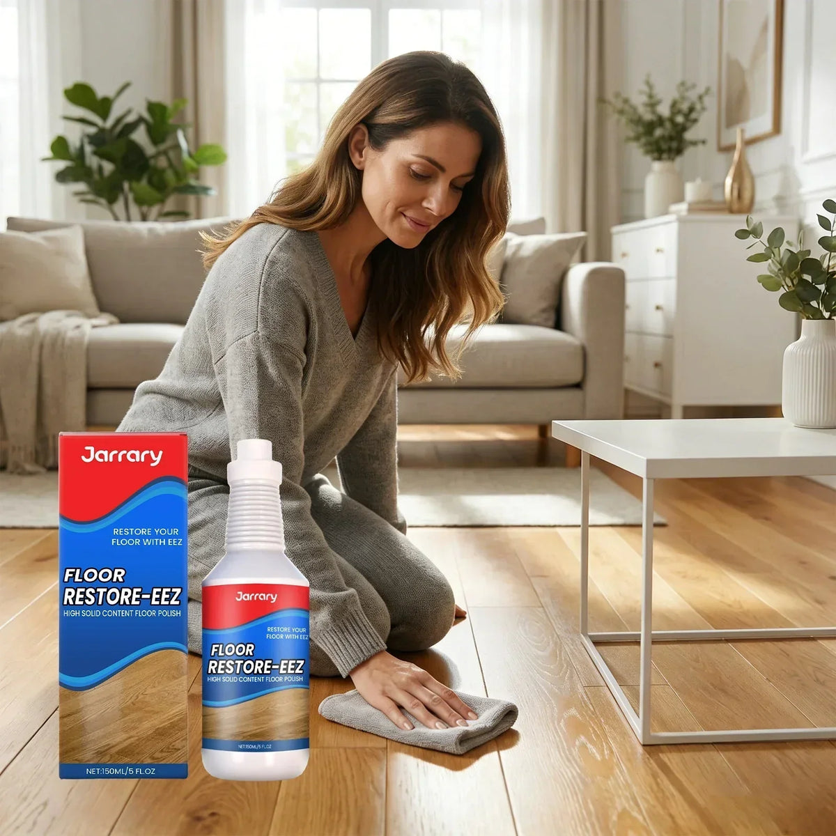 ⏳ Alleen voor korte tijd – 50% korting! ⭐ Onmiddellijke vernieuwing · Onzichtbare bescherming | Het hoogglanseffect van uw vloeren begint met deze fles! ✨