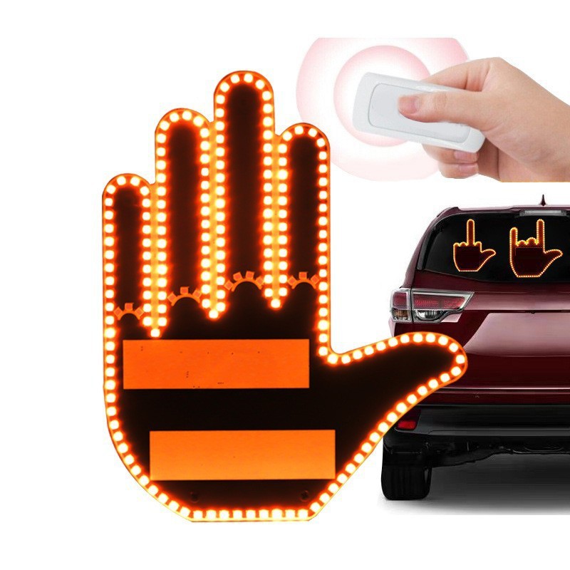 🎁Kerstuitverkoop: 49% KORTING🎄Lampje in de vorm van een middelvinger met afstandsbediening