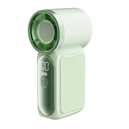 💨 Mini handventilator met LED-display | 🧊6 snelheden, 10,7 uur koelte | Weegt niets – gaat overal heen