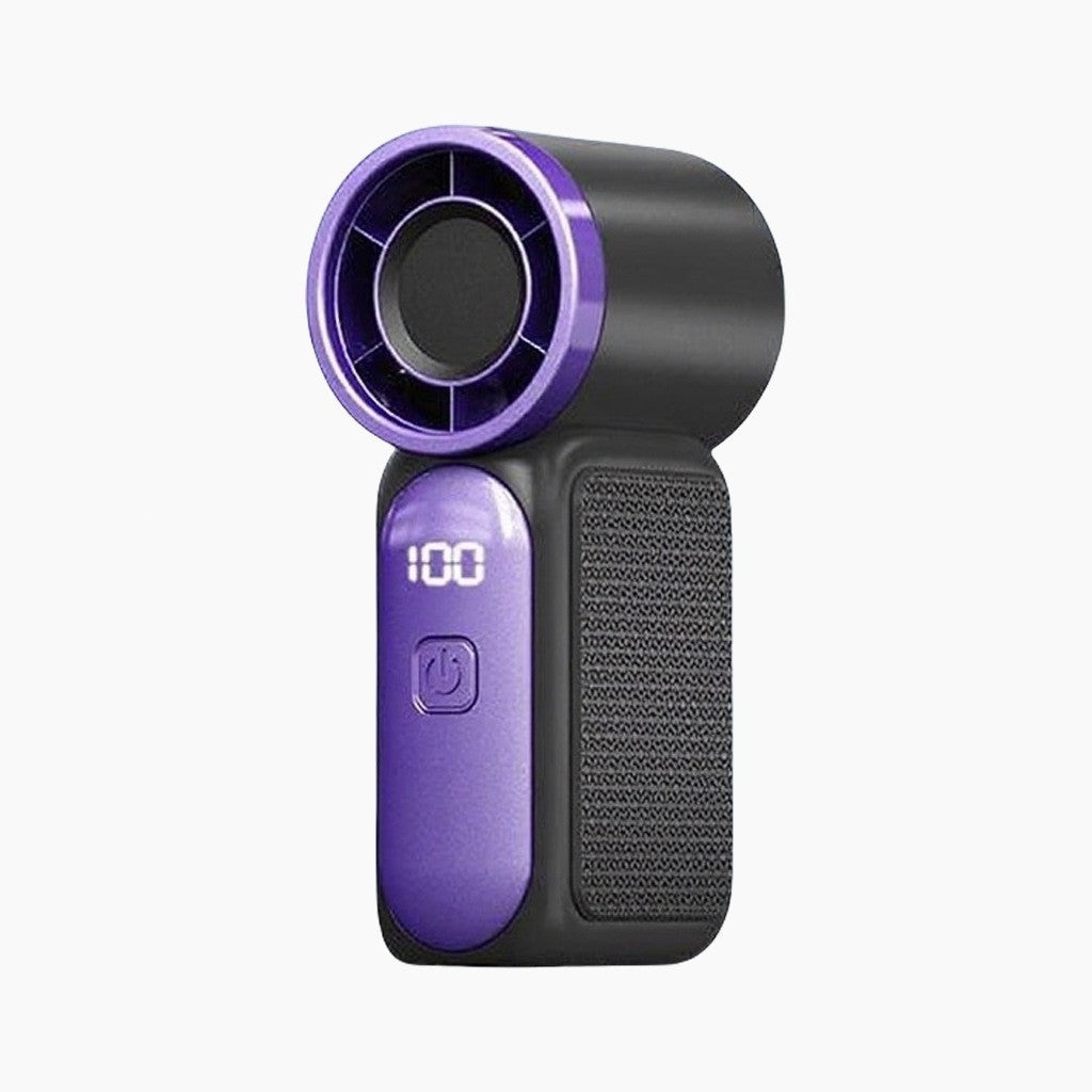💨 Mini handventilator met LED-display | 🧊6 snelheden, 10,7 uur koelte | Weegt niets – gaat overal heen