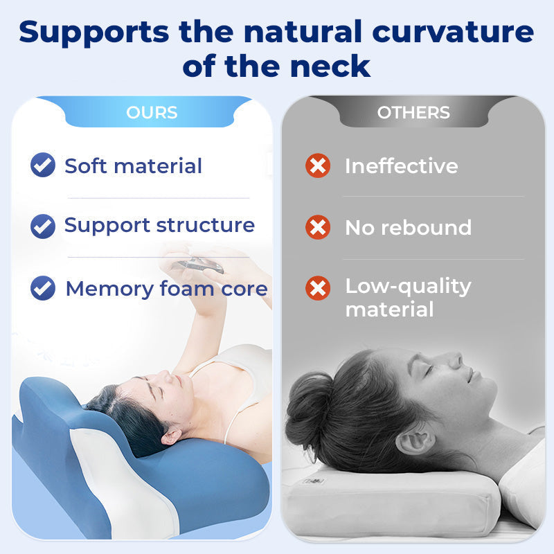 🔥✨Limited-time 40% off✨🔥|Multifunctional Ergonomic Memory Foam Pillow