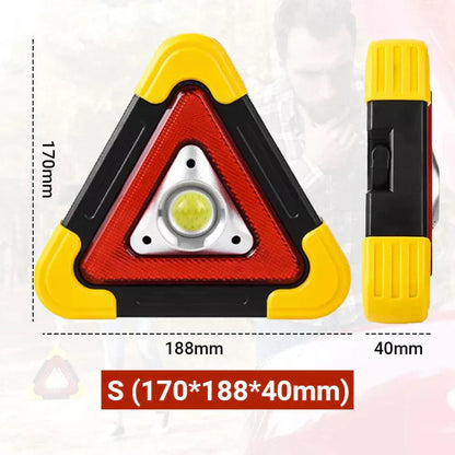 🔥Mega Zomer Sale！🔥 3-IN-1 zon nooddriehoek waarschuwingslicht langs de weg