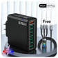 📢📢 50% KORTING !! ⏰ 8-poorts USB-snellader voor mobiele telefoons