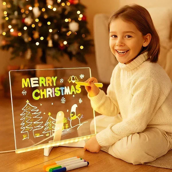 ✨LAST WEEK SPECIALE PRIJS⏳🎨Lichtgevend Led Tekenbord Voor Kinderen