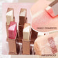 6-delige set met twee kleuren oogschaduwsticks