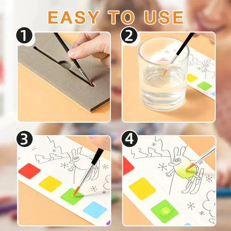 Pocket Aquarelboek voor Kinderen