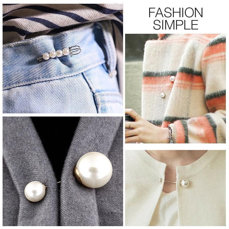 🧷Veiligheidsbroche met stras en parels