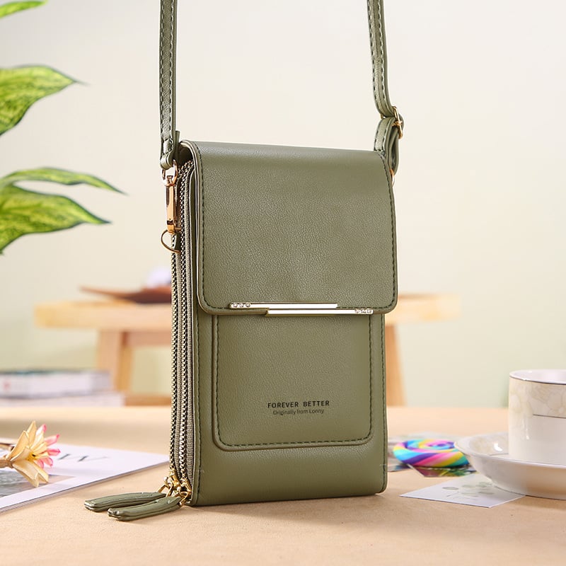👜📱Stijlvol Crossbody Telefoontasje voor Dames met Touchscreen Venster