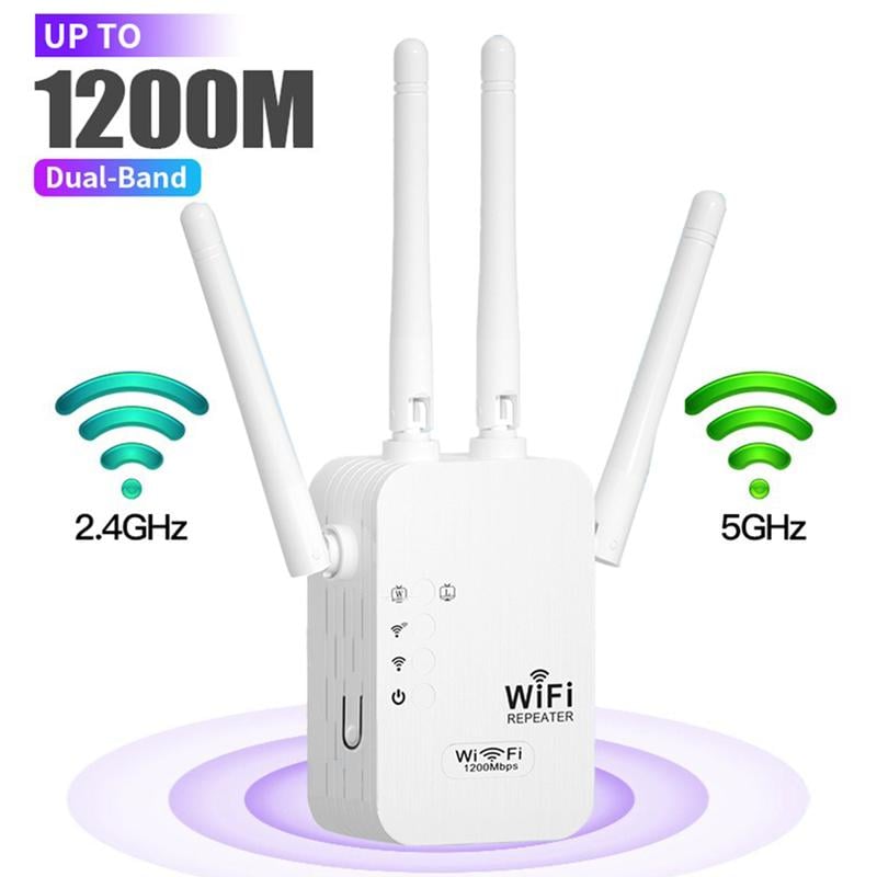 🔥 Hot Sale : 55% korting! WiFi-versterker 2026 – 1200 Mbps, dual-band, dekt 930 m² & 50 apparaten 📶🎄