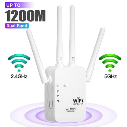 🔥 Hot Sale : 55% korting! WiFi-versterker 2026 – 1200 Mbps, dual-band, dekt 930 m² & 50 apparaten 📶🎄