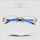 Nieuwe saffier hoge hardheid anti-blauw Progressieve ver en dichtbij Dual-Use leesbril👓