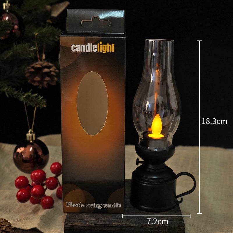 ✨Buy 3 Get 15% OFF 🕯️LED Vintage Kerosene Lamp Electronic Swing Candle🔥