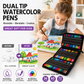 Wasbare acrylmarkers met twee punten en laagtechniek