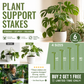 A semi-circular support frame to prevent drooping flowers, suitable for hydrangeas, roses, monstera, indoor potted plants, and outdoor garden vegetables.
