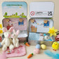 🎉Beste Paascadeau 50% KORTING🎁🐇Bunny Mummy Tiny Plush Pocket Tin