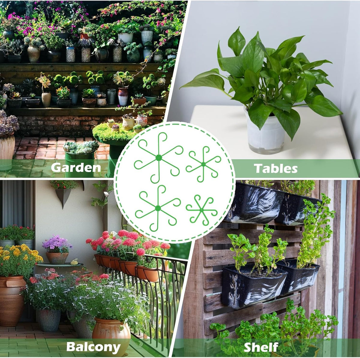 🔥Laatste dag 49% KORTING -🌿Plantenstengelondersteuningsset