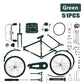 (BESPAAR 50% UIT)-DIY Fiets Model Schaal