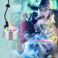 💨⚡ 50% korting! 12-LED mistmaker – 💧 koele nevel & kleurrijk licht, 🌊 voor vijvers, Halloween & humiditeit!
