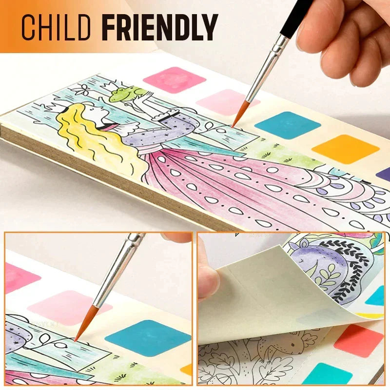 Pocket Aquarelboek voor Kinderen