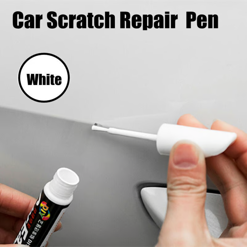 🚗 KOOP 1, KRIJG 1 GRATIS! 🖍️ Lakstift voor auto, motor of boot – Permanente formule die niet druipt – Vult en verzegelt krassen, inclusief blanke lak – Eenvoudig zelf bijwerken voor elke kleur 🚤