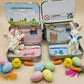 🎉Beste Paascadeau 50% KORTING🎁🐇Bunny Mummy Tiny Plush Pocket Tin