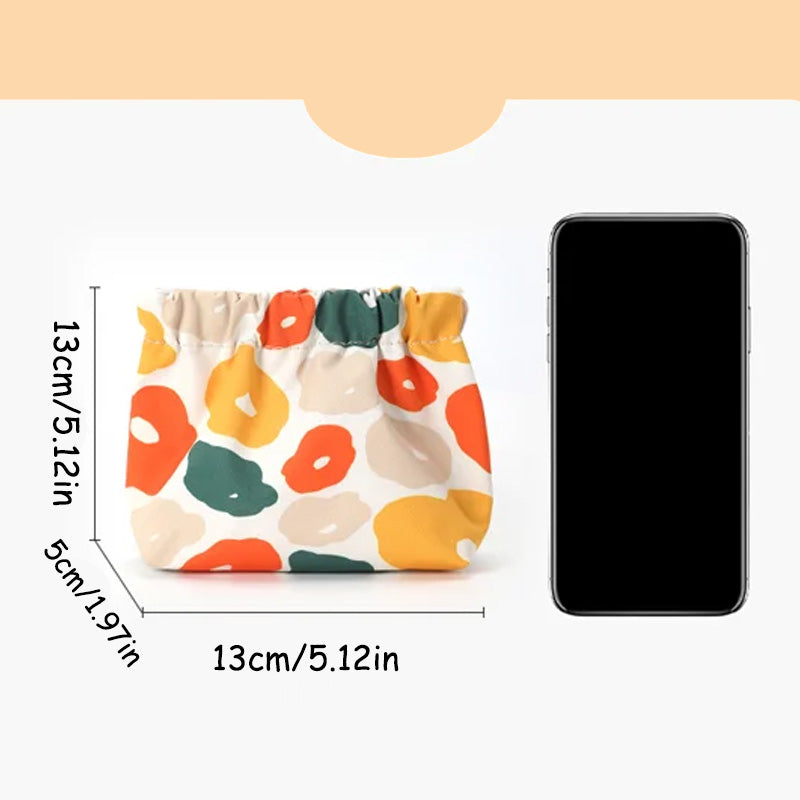 Mini draagbaar portemonneetje - Openen met een simpele knijpbeweging
