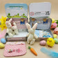🎉Beste Paascadeau 50% KORTING🎁🐇Bunny Mummy Tiny Plush Pocket Tin