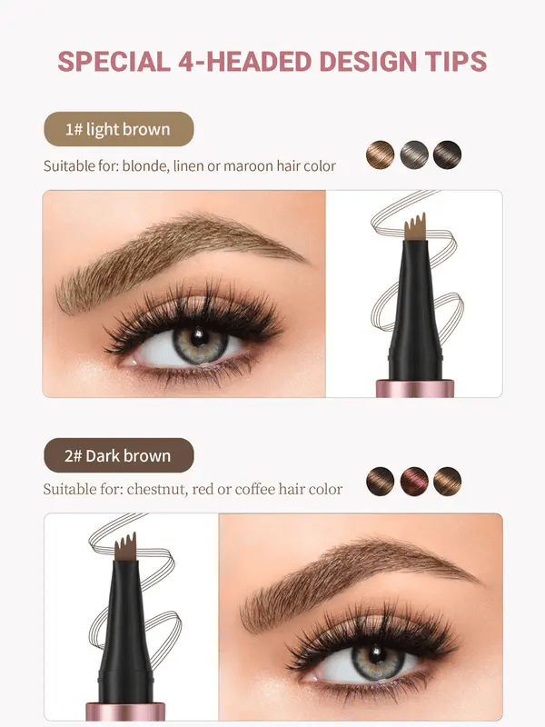 🥳 1 KOPEN 1 GRATIS 💞 50K+ VERKOCHT! 💥✨ 3D Microblading Wenkbrauwpotlood – 4-tandige punt creëert natuurlijke, op haartjes lijkende streken. Waterbestendig, vlekbestendig & blijft 24 uur zitten. Bespaar op dure salonbehandelingen. Een koopje! 💕🎁 NL