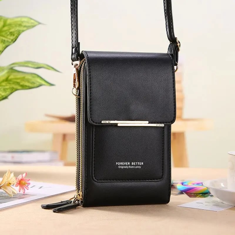👜📱Stijlvol Crossbody Telefoontasje voor Dames met Touchscreen Venster