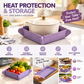 Magnetic Silicone Trivet 🍳🧲 | Foldable Pot Mat & Small Kitchen Tray