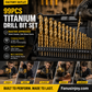 🔧🔥 TIJDELIJK 50% KORTING! Stop met het verbranden van je boortjes alsof je een kampvuur maakt! Deze 99-delige titanium HSS-set blijft scherp, boort sneller, en het dubbele U-groefontwerp blaast elke spaander eruit – de keuze van ervaren vaklieden!