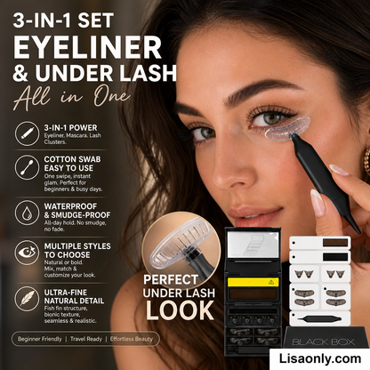 🥳HETE UITVERKOOP 2026🥳💋Meer dan 50.000 verkocht!🔥 50% korting!3-in-1 eyeliner- en wimperstempelset