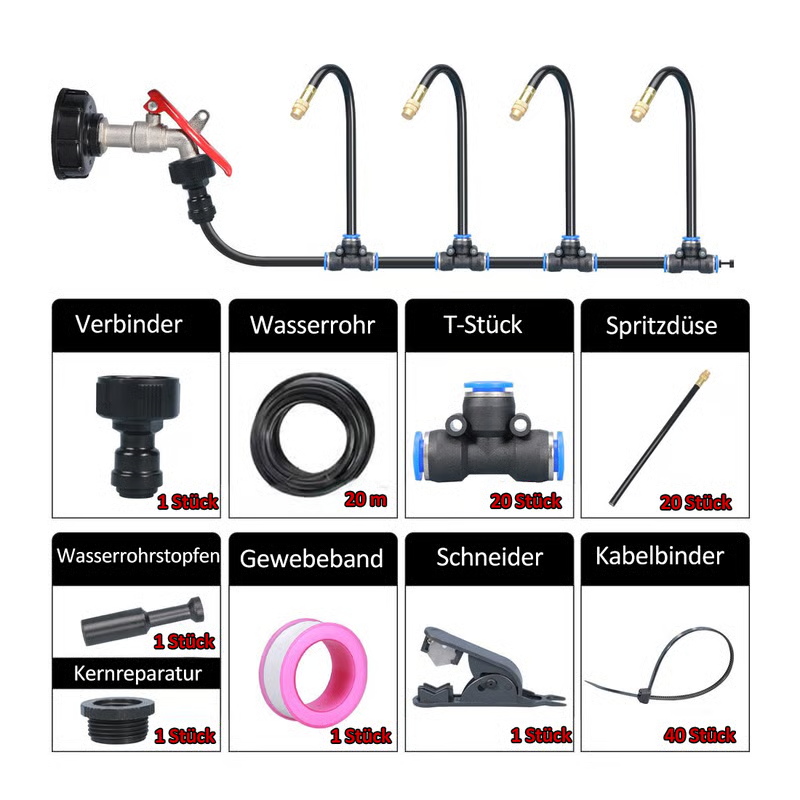 🔔 Kerst Deal – 50% Korting! 🌱 360° Automatisch Irrigatiesysteem voor Jouw Tuin – Bespaar Water & Tijd!