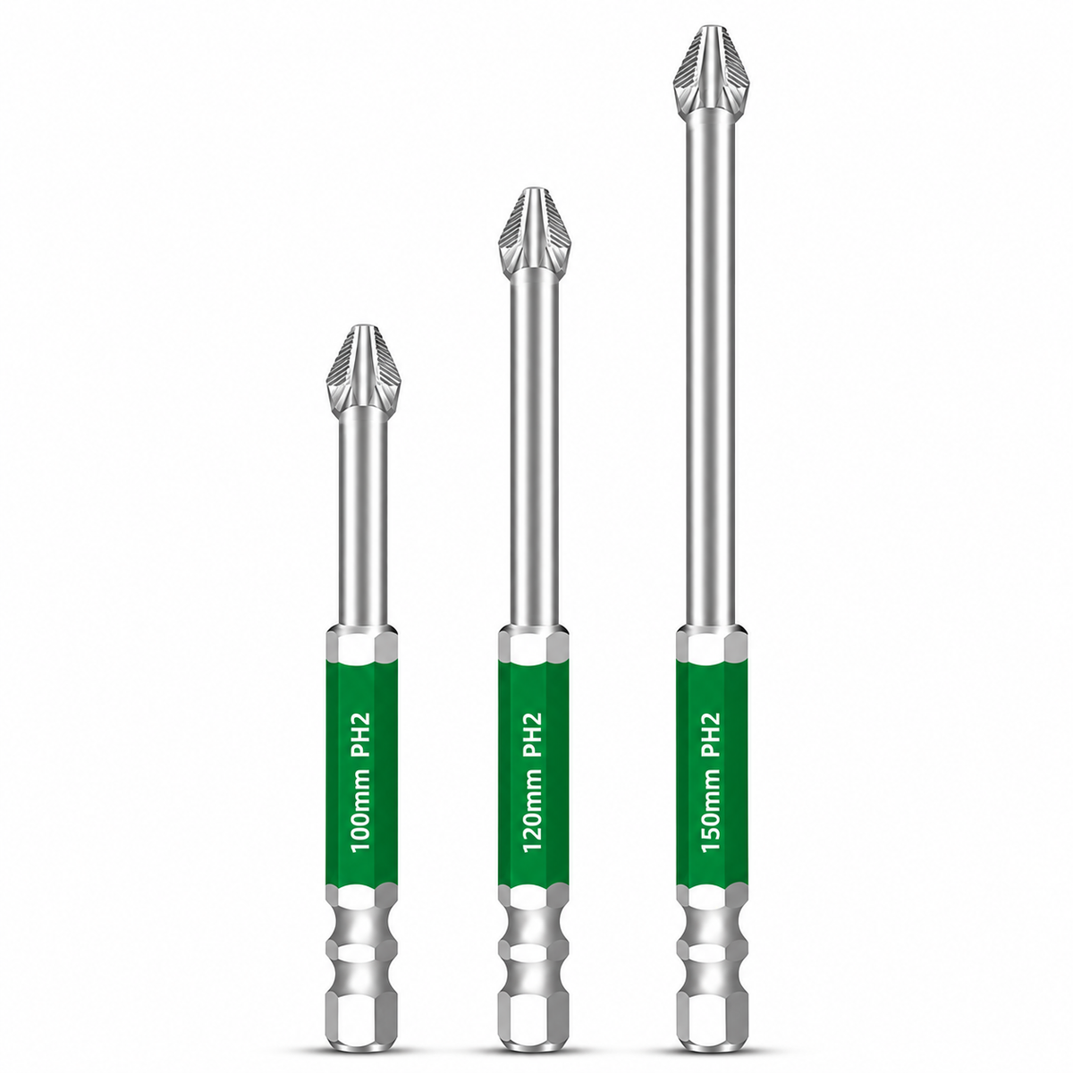 🛠50% KORTING🧱Set magnetische kruiskopbits – antislipgreep en schokbestendig, voor doe-het-zelf en reparaties