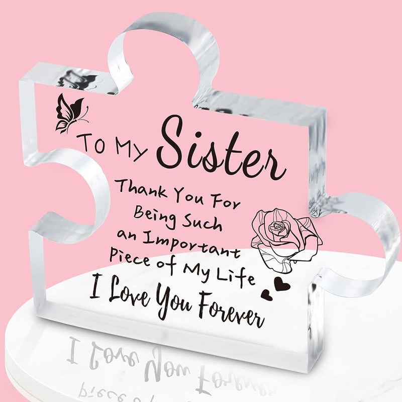 💕Gegraveerde puzzel voor Zussen/Mama/Papa/Besties/Dochter/Grootmoeder/Vrouw