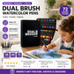 Wasbare acrylmarkers met twee punten en laagtechniek