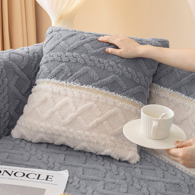 Nice gift*Anti slip fleece sofa cover