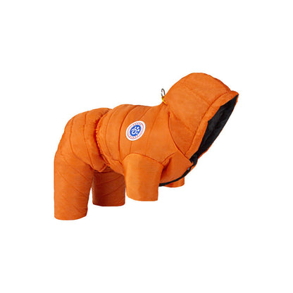 Warme, winddichte winterkleding met voering voor honden