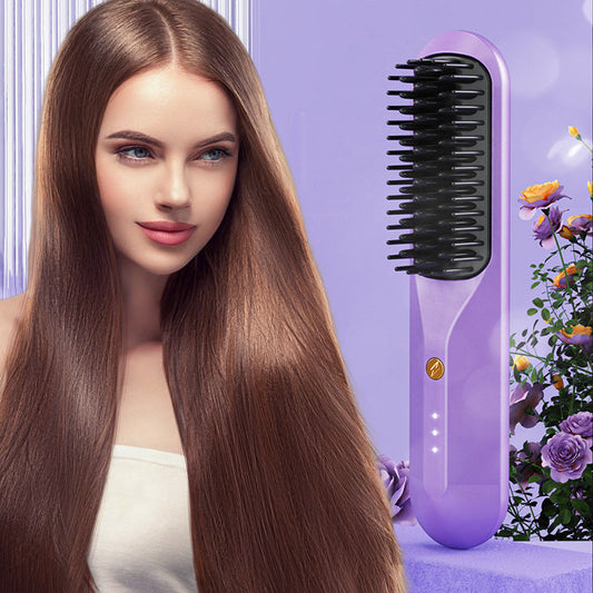 🥳HETE UITVERKOOP 2026🥳💞Meer dan 50.000 verkocht!💨🌟 50% korting! Stijltang met kam – Ontwart en stijlt, 3D anti-verbranding. 30W vermogen, lichtgewicht. De toverstaf voor je haar! 🪄💕