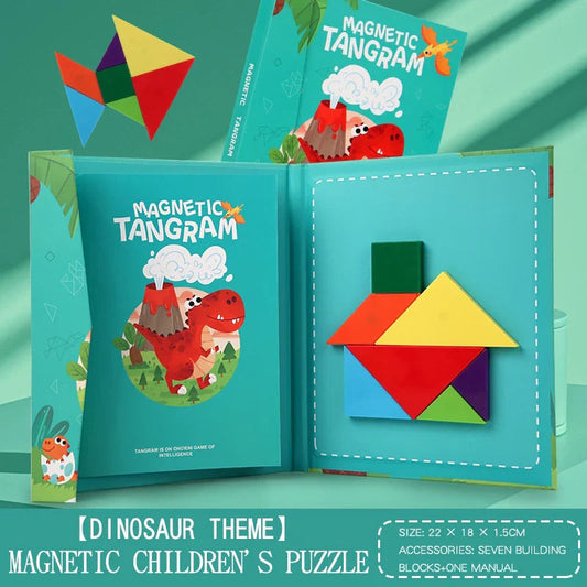Magnetische Houten Puzzel voor Kinderen