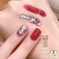 Modieuze Duo-Kleur Glitternagellak Combinatieset