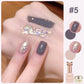 Modieuze Duo-Kleur Glitternagellak Combinatieset